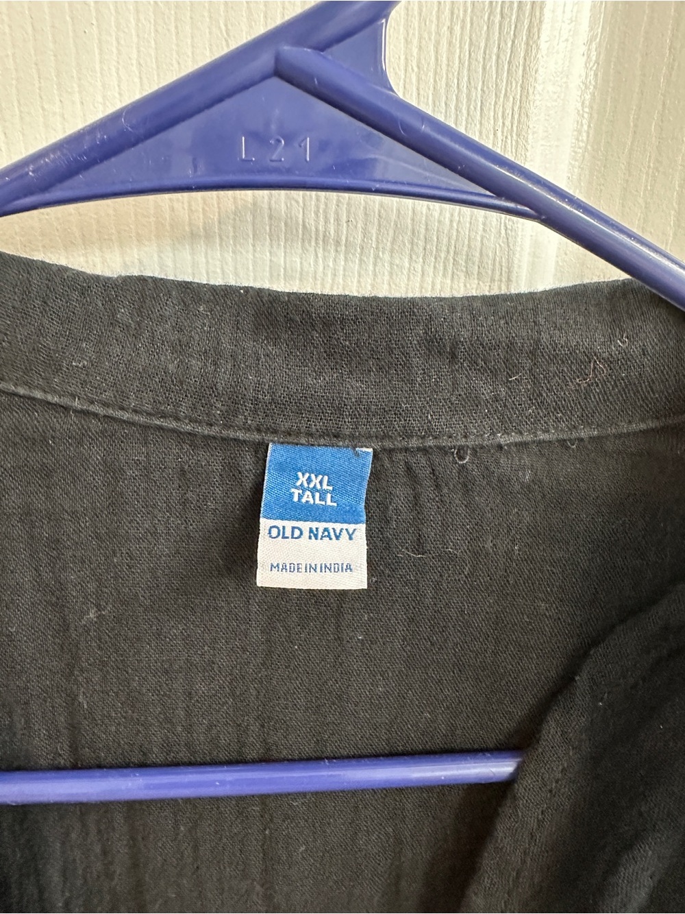 Old Navy Black Button-Up Short Sleeve Top - Picture 4 of 4